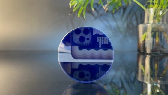 Случай дозора объектива Windows стекла сапфира ювелирных изделий Кристл драгоценной камня голубой