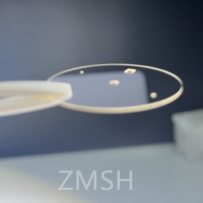 Настраиваемый сапфировый стеклянный пластинка, 2 дюйма круглые отверстия для медицинского и оптического использования