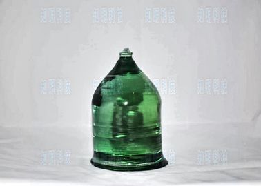 Одиночное зеленого сапфирового стекла лазера искусственное для размера стекла дозора подгонянного