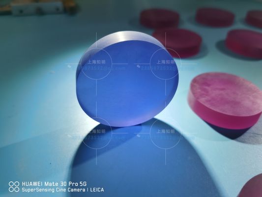 Синтетика Al2o3 покрасила данное допинг сапфировое стекло лазера
