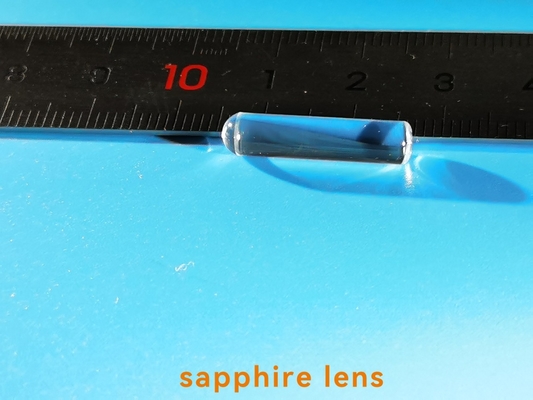 Полностью поверхностный отполированный объектив Windows Crylinder штанги сапфира оптически с ручкой плунжера