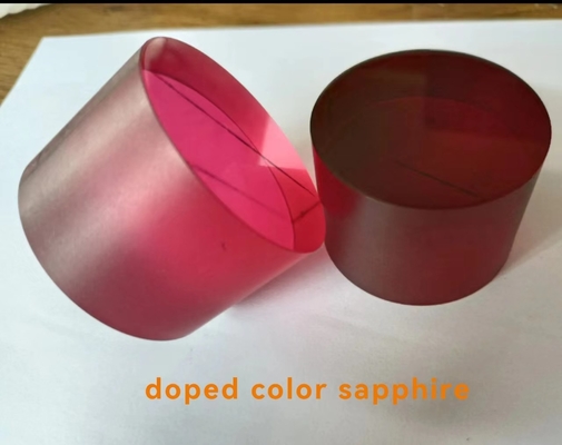 Красочным/ti/Cr данные допинг рубином Fe материалов сапфирового стекла