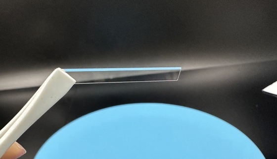 Диез стеклянного лезвия бритвы сапфира Al2O3 одиночного Кристл медицинский и отполированное 38x4.5x0.3mmt