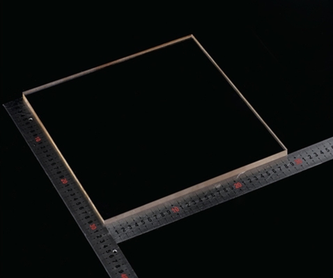 Круг субстратов Al2O3 Кристл Windows сапфира стеклянный вокруг квадрата 200x200mm вентилятора