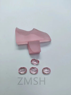 Коралловый / Розовый Розовый Сапфир сырой / Рофгем Кристалл Лаборатория Сделана для ювелирных аксессуаров