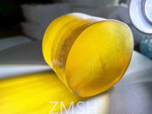 Золотой искусственный сапфир сырой драгоценный камень шкала твердости Моха 9 кристаллов для ювелирных изделий