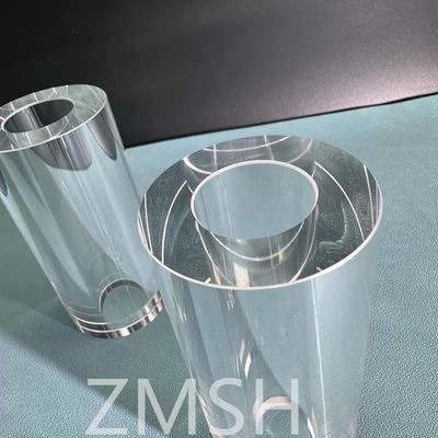 Сапфировая трубка OD50mm ID25.4mm Длина 100mm AL2O3 C-Axis KY Метод Моха 9.0 Настройка