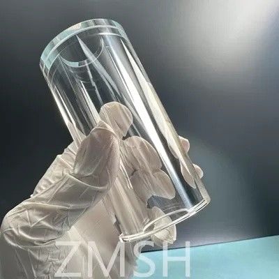 Сапфировая трубка OD50mm ID25.4mm Длина 100mm AL2O3 C-Axis KY Метод Моха 9.0 Настройка
