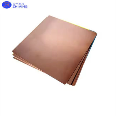 Медная субстрат однокристаллическая Cu пластина 5x5x0.5/lmm 10x10x0.5/1mm 20x20x0.5/1mm a=3.607A