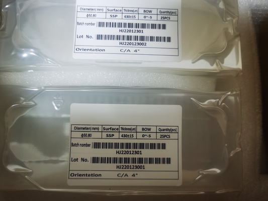 Хорошая цена 2 дюйма 3 дюйма вафли сапфира 4 дюймов для оптически толщины 400um DSP SSP нул градусов онлайн
