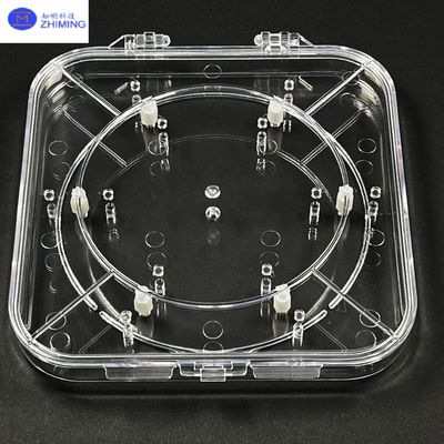 Хорошая цена Регулируемая коробка для пластин, прозрачный ПК-держатель для пластин для защиты полупроводников онлайн