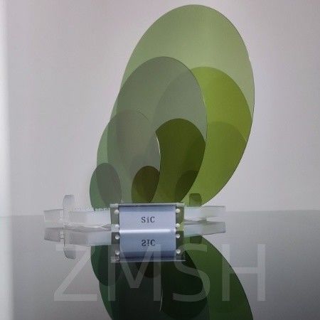 SiC Wafer 4H N-type Силиконовый карбид 2-дюймовый 4-дюймовый 6-дюймовый 8-дюймовый