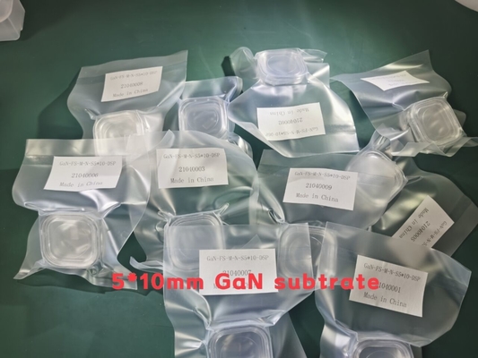 Хорошая цена Шаблон 5x5/10x10/5x10 Mm обломока вафли HVPE нитрида галлия -оси свободный стоя онлайн