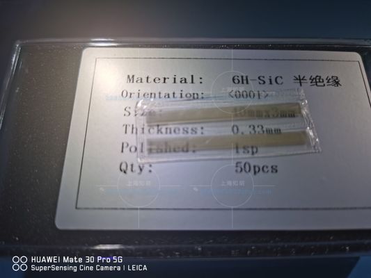 Хорошая цена 9,4 твердость оптически Sic откалывает вафли углерода кремния онлайн