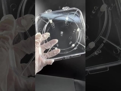 Регулируемая коробка для пластин, прозрачный ПК-держатель для пластин для защиты полупроводников