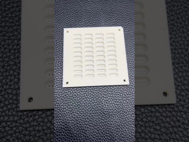 Watch: Alumina Ceramic Custom Component High Precision Multi-Hole Plate Showcase